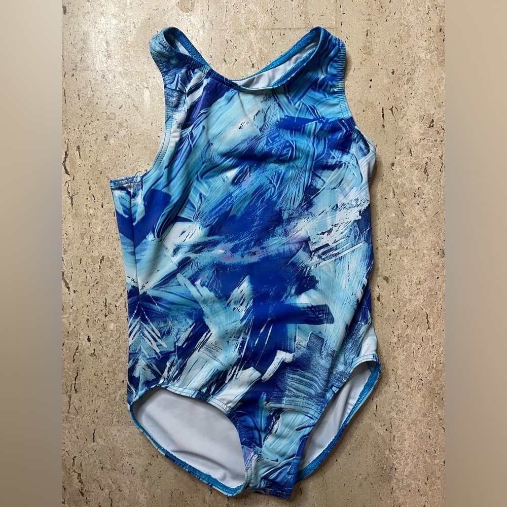 Balera Fun Print Leotard  Size MC (10-12)